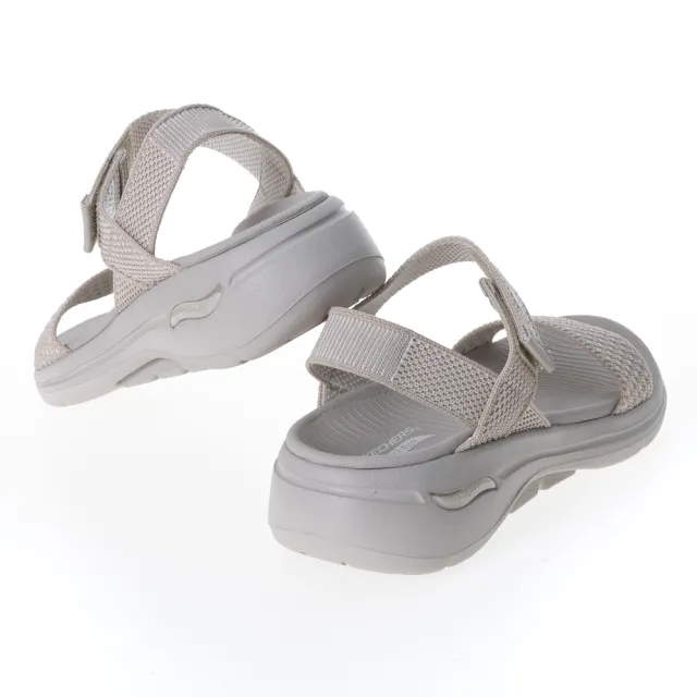 【SKECHERS】女鞋 健走系列涼拖鞋 GO WALK ARCH FIT SANDAL(140264NAT)