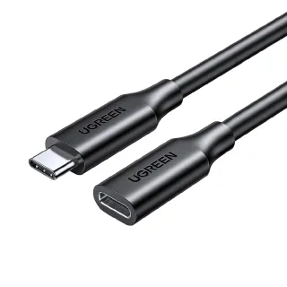 【綠聯】USB-C 3.1/Type-C延長傳輸線 支援Thunderbolt3 雷電3(100W/10Gpbs 1公尺)