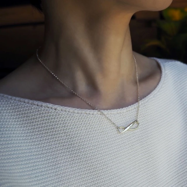 【mittag】small infinity necklace_小無限項鍊(無限符號 數學符號 正面意涵 無限可能 無窮盡)