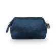 【PIP STUDIO】買一送一★藍色絲絨夾層化妝包(小/包袋+質感化妝收納包)