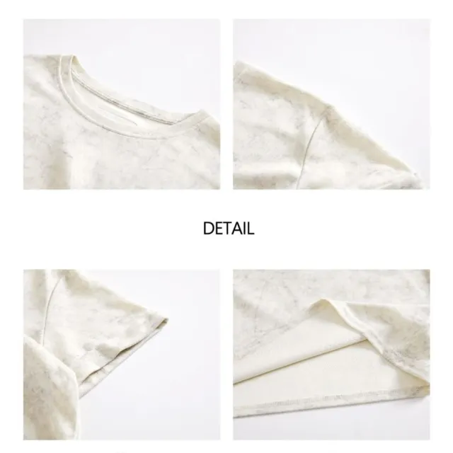【ibella 艾貝拉】時尚扎染短袖T恤棉T短袖上衣88-11-8240191-24(F 尺碼)