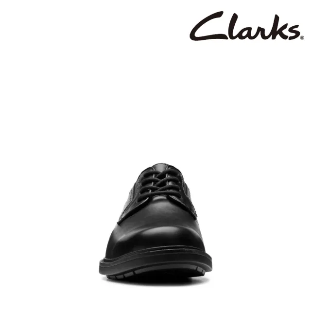 【Clarks】男鞋 Un Shire Low 寬楦透氣緩震舒適紳士鞋 休閒皮鞋(CLM74652D)