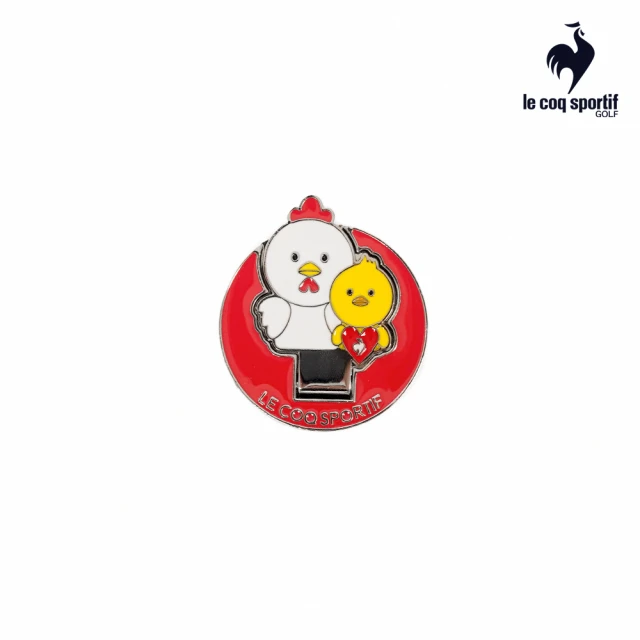 【LE COQ SPORTIF 公雞】高爾夫系列 大小公雞可愛立體造型球標 QLT0J770