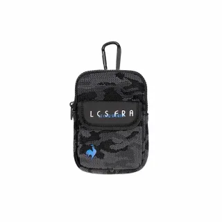【LE COQ SPORTIF 公雞】高爾夫系列 黑色多用途小包 QGT0J774