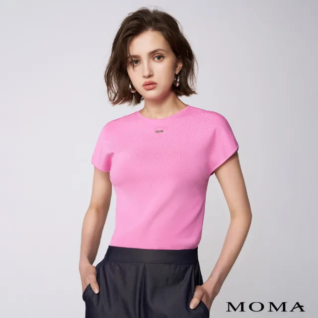 【MOMA】法式小蓋袖嫘縈針織上衣(三色)