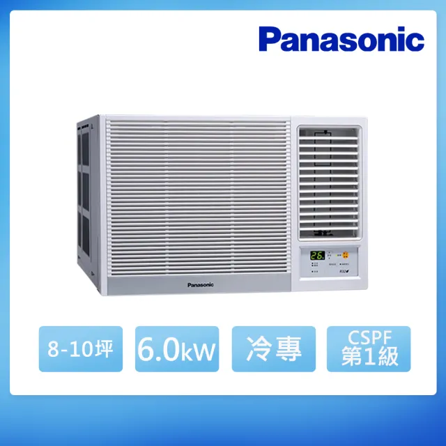 【Panasonic 國際牌】8-10坪 R32 一級能效變頻冷專窗型右吹式冷氣(CW-R60CA2)