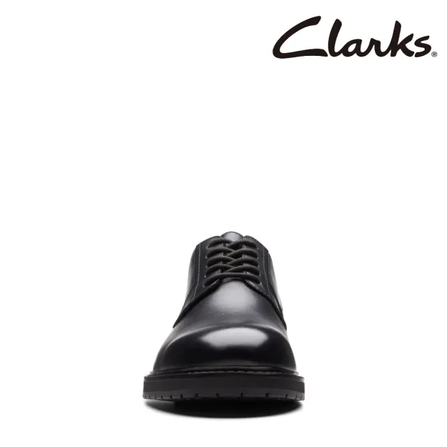 【Clarks】男鞋 Craft North Lace  精緻縫線厚底紳士鞋 皮鞋(CLM75611D)