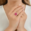 【Roberto Bravo】無邊鑲嵌系列｜粉紅角型玫瑰金戒指
