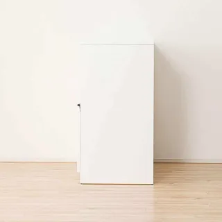 【NITORI 宜得利家居】◎組合式廚房櫃台 餐邊櫃 RESUME 120-2CT TH-R WH NC TW(廚房櫃台 RESUME)