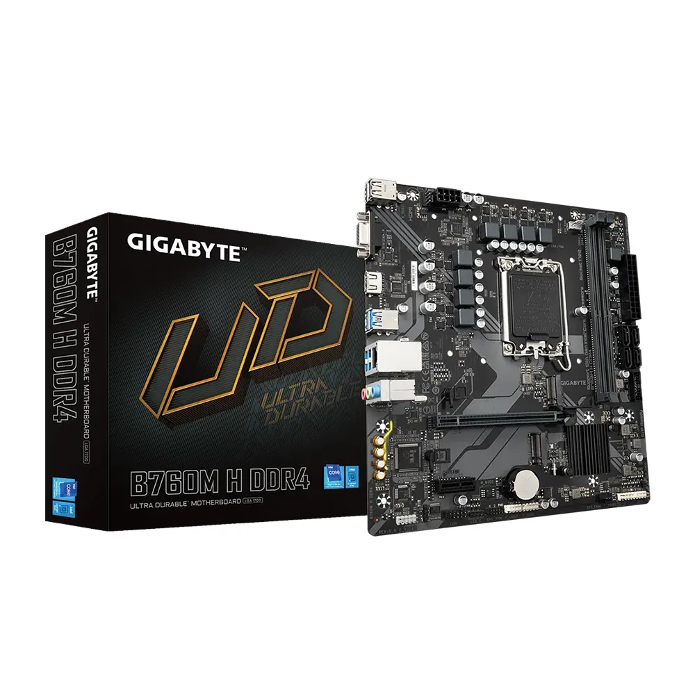 【GIGABYTE 技嘉】B760M H DDR4 主機板+技嘉 RTX4060TI EAGLE OC 8G 顯示卡(組合6-4)