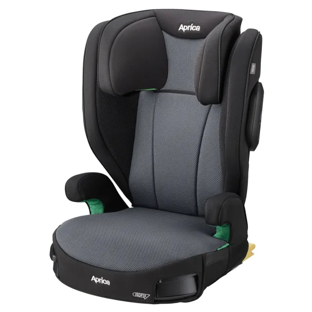 【Aprica 愛普力卡】2024年式 RideCrew ISOFIX 3-12歲成長型汽座(安全帶兩用 成長座椅 增高墊)