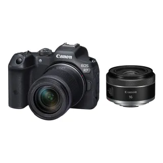 【Canon】EOS R7 + RF-S 18-150mm F3.5-6.3 IS STM 單鏡組 + RF 16mm F2.8 STM(公司貨)