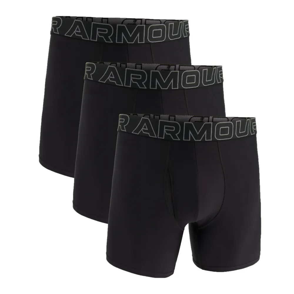 【UNDER ARMOUR】UA 男 Perf Tech 6吋四角褲/3入_1383878-001(黑)