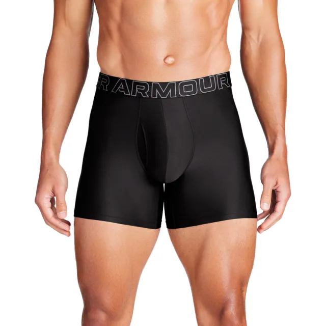 【UNDER ARMOUR】UA 男 Perf Tech 6吋四角褲/3入_1383878-001(黑)