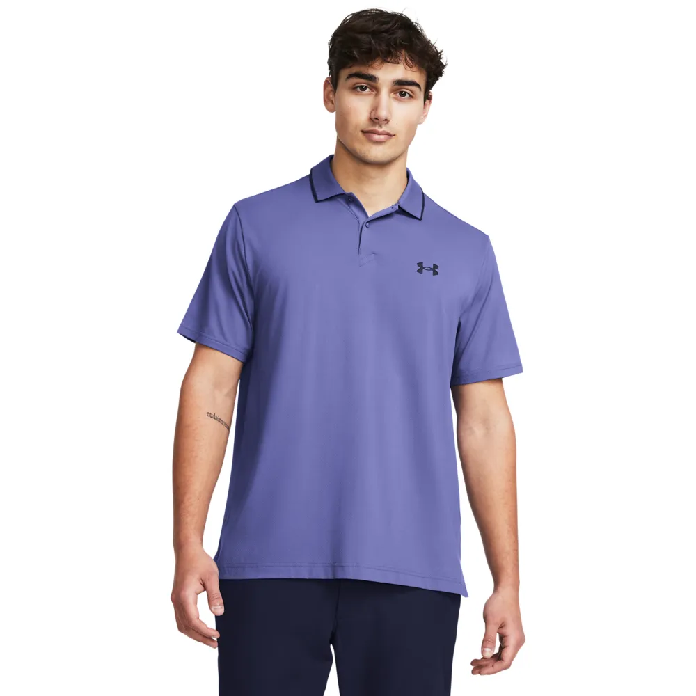 【UNDER ARMOUR】UA 男 Iso-Chill 短POLO_1377364-561(紫色)