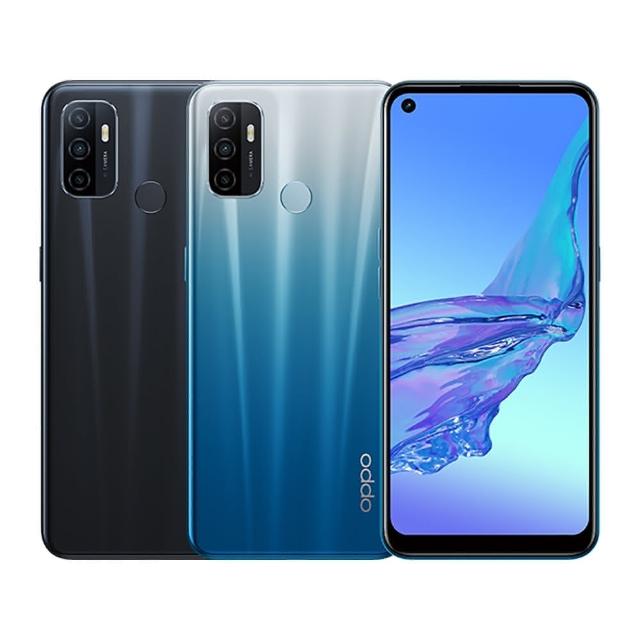 OPPO A53 OPPO A53 來自 A 系列的 6.5 吋穿孔屏手機,搭載 4GB 記憶體與 64GB 儲存空間,高通 400 系列處理器提供流暢效能。支援 4G+4G 雙卡雙待,5000mAh 大容量電池內建快充功能。前置 1600 萬畫素美拍美顏鏡頭,後置 1300 萬廣角主鏡頭具夜拍功能。顏色選擇黑色或藍色,2020 年上市,保固 180 天,配件包含手機、充電線與取卡針。適合日常使用與拍照愛好者。