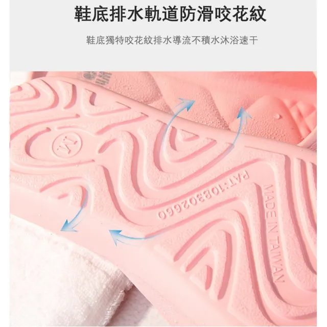 【SUN SPA】台灣製 5代專利  海豚寬口厚底 EVA防滑 男女拖鞋 6入(室內室外浴室止滑氣墊減壓足弓拇指外翻)