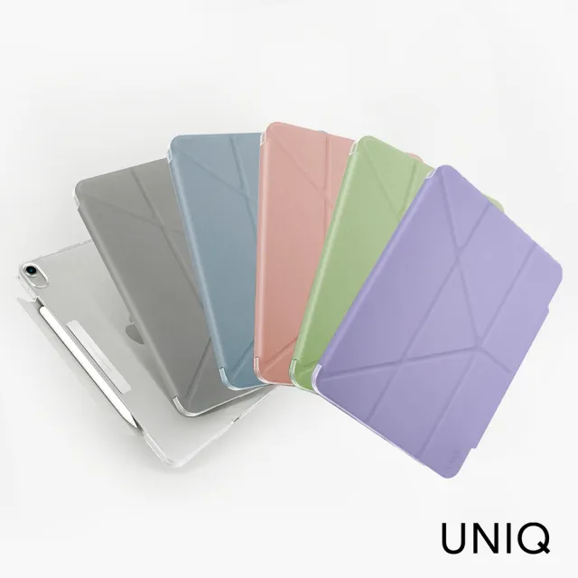 【UNIQ】iPad Air 5/4 10.9吋 Camden 磁吸設計支架多功能透明保護套