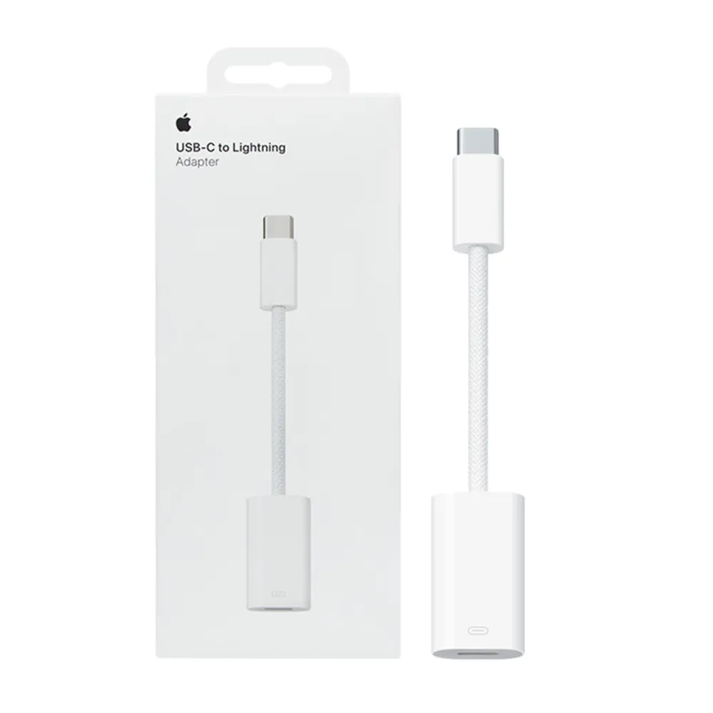 【Apple 蘋果】原廠 USB-C 對 Lightning 轉接器(A2868)