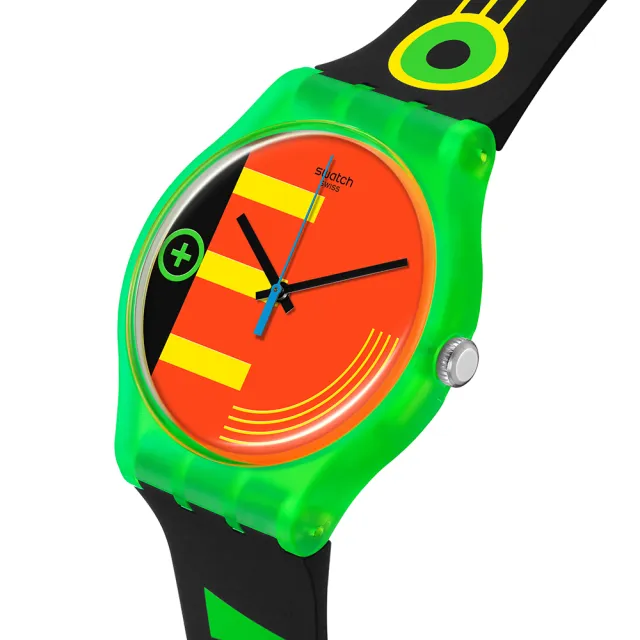 【SWATCH】New Gent 原創系列手錶 SWATCH NEON RIDER 男錶 女錶 手錶 瑞士錶 錶(41mm)