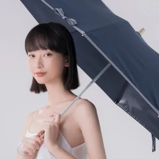 【A.Brolly 亞伯尼】邱園緹花緞帶系列 自動傘 防曬抗UV 降溫(共有兩色可供選擇)