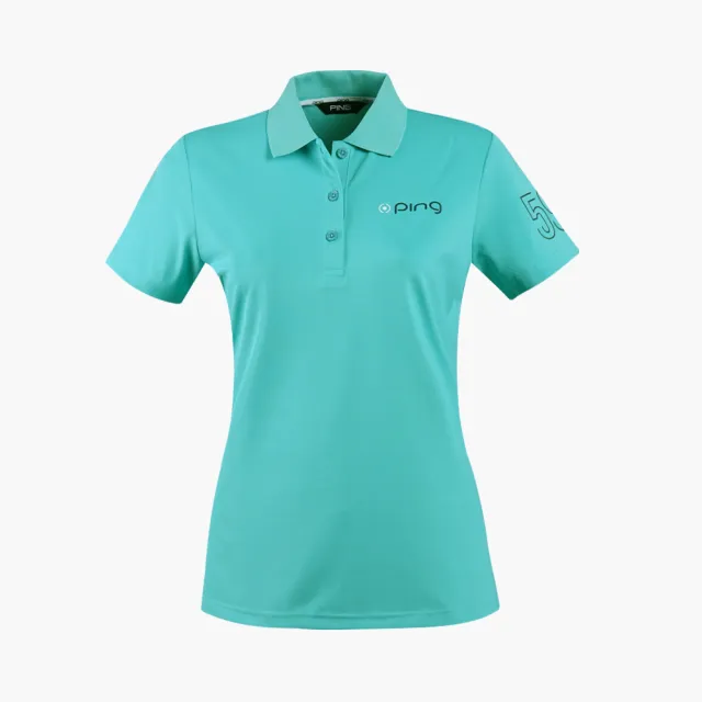 【PING】女款網眼吸濕排汗抗UV高爾夫短袖POLO衫-共4色(GOLF/高爾夫球衫/RA24190)