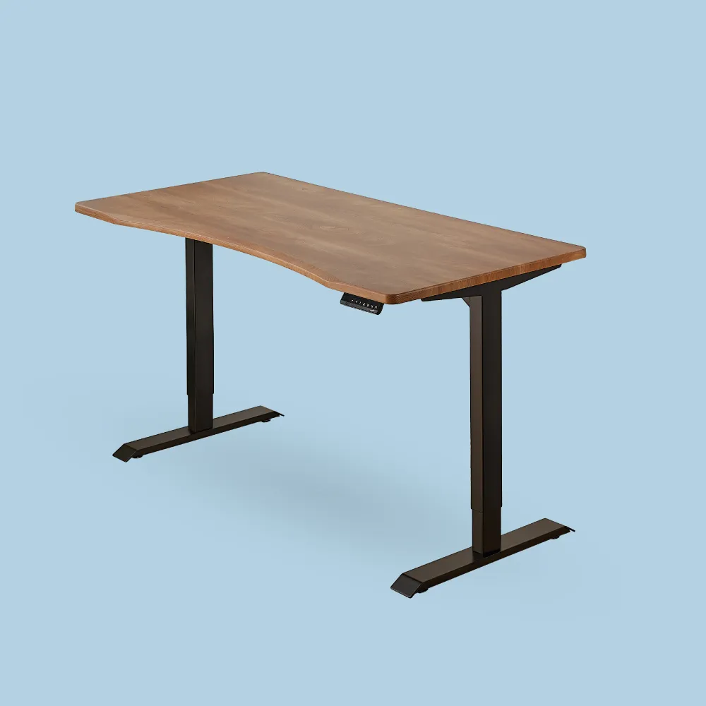 【FUNTE】Prime 電動升降桌/二節式 120x80cm 弧度桌板 八色可選(辦公桌 電腦桌 工作桌)