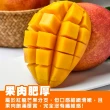 【WANG 蔬果】台灣水蜜桃芒果-特大果4-6顆x2箱(2.5kg/箱_果農直配)