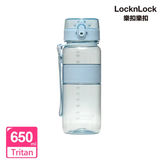 【LocknLock 樂扣樂扣】Tritan優質彈蓋提帶水壺1000ml(2色任選)