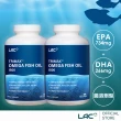 【LAC 利維喜】三強魚油膠囊x2入組(共240顆/3倍魚油/DHA/EPA/頂級魚油/年節送禮)