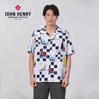 【JOHN HENRY】古巴領棋盤格襯衫