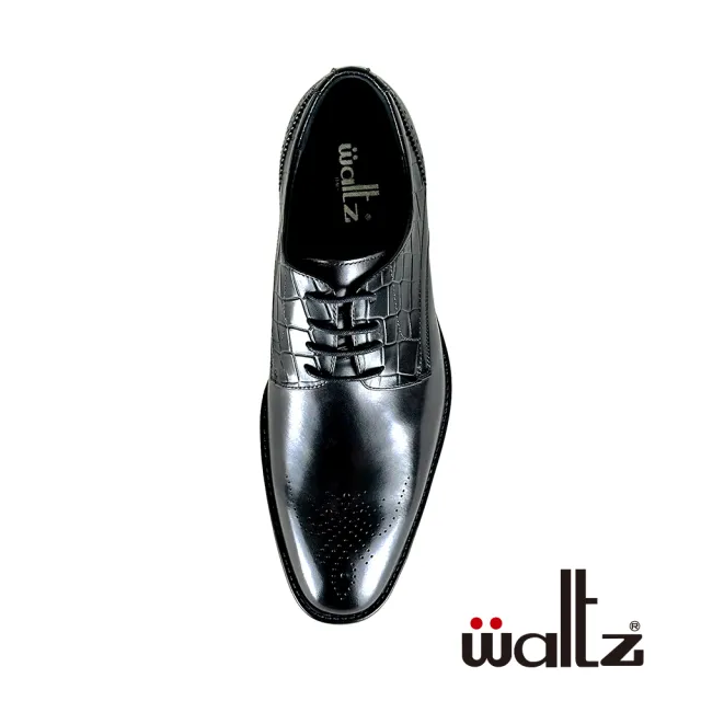 【Waltz】輕量大底- 壓紋 紳士皮鞋 真皮皮鞋  紳士鞋(4W512070-02 華爾滋皮鞋)