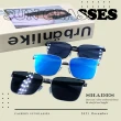 【GUGA】偏光太陽眼鏡 太空科技感 抗UV400(偏光墨鏡 不鏽鋼金屬框 防滑鏡腳 彈簧鉸鍊)