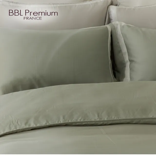 【BBL Premium】100%天絲印花床包被套組-永恆之約-湖水綠(特大)