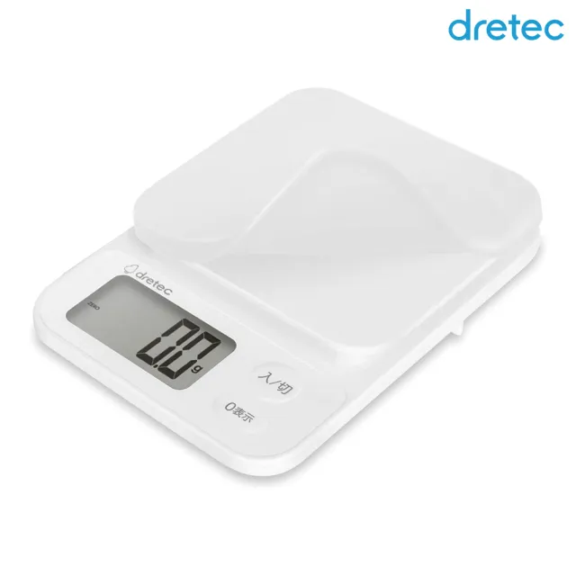 【DRETEC】日本 Dretec 電子料理秤 料理專用 非供交易使用 3kg／0.1g(調理秤 KS-829WT KS-829BK)