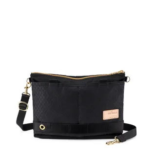 【satana】Soldier 趣遊戶外斜背包/輕量(黑色拼接)