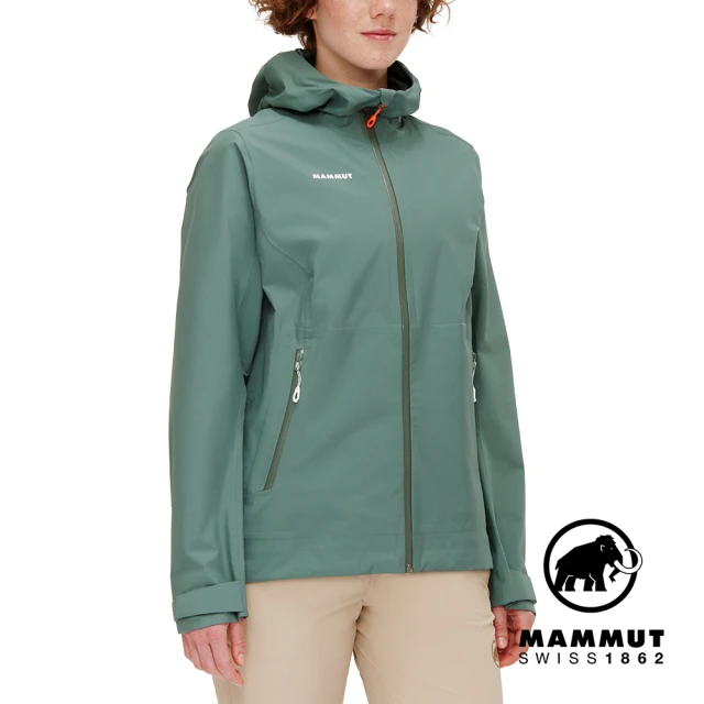 Mammut 長毛象 Alto Light HS Hooded Jacket Women 輕量防風防水連帽外套 女款 深玉石綠 #1010-30670