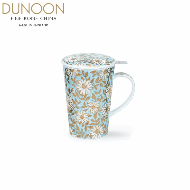 【DUNOON】福菊骨瓷馬克杯三件組(100%英國製 居禮名店獨家代理)