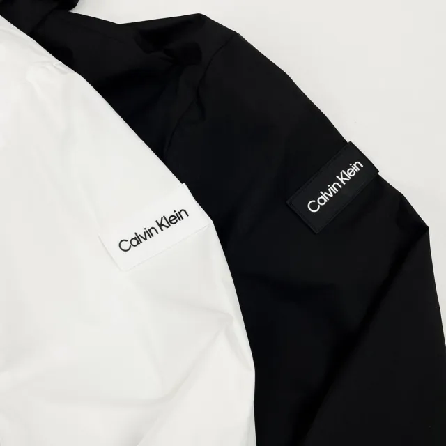 【Calvin Klein 凱文克萊】Calvin Klein 防水拉鍊 薄外套 CK現貨 大尺碼 外套(連帽外套)