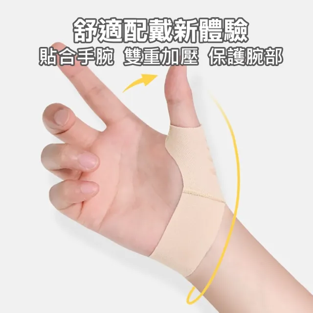 【XA】隱形款機能拇指固定帶單支S-L(拇指護腕/掌腕/腱鞘/護指套/運動防護/健身護具/新品/大拇指/支撐/特降)