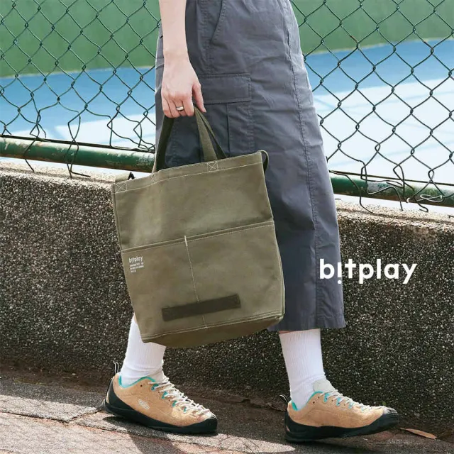 【bitplay】Everyday Canvas Tote 防潑水日常托特包10L （帆布版）(大容量/托特包/旅行/露營/帆布包/戶外)