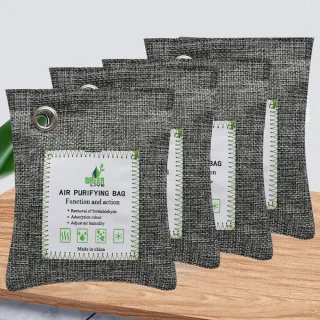 【挪威森林】天然竹炭包-外銷歐美版8件套 空氣淨化吸濕防潮活性碳