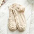 【D.studio】韓版復古民族風短襪 /5件組(短襪 襪子 素色襪 隱形短襪 船型短襪 SO38)