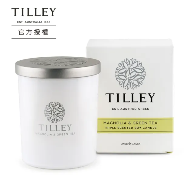 【Tilley 皇家特莉】澳洲原裝微醺大豆香氛蠟燭(任選2入)