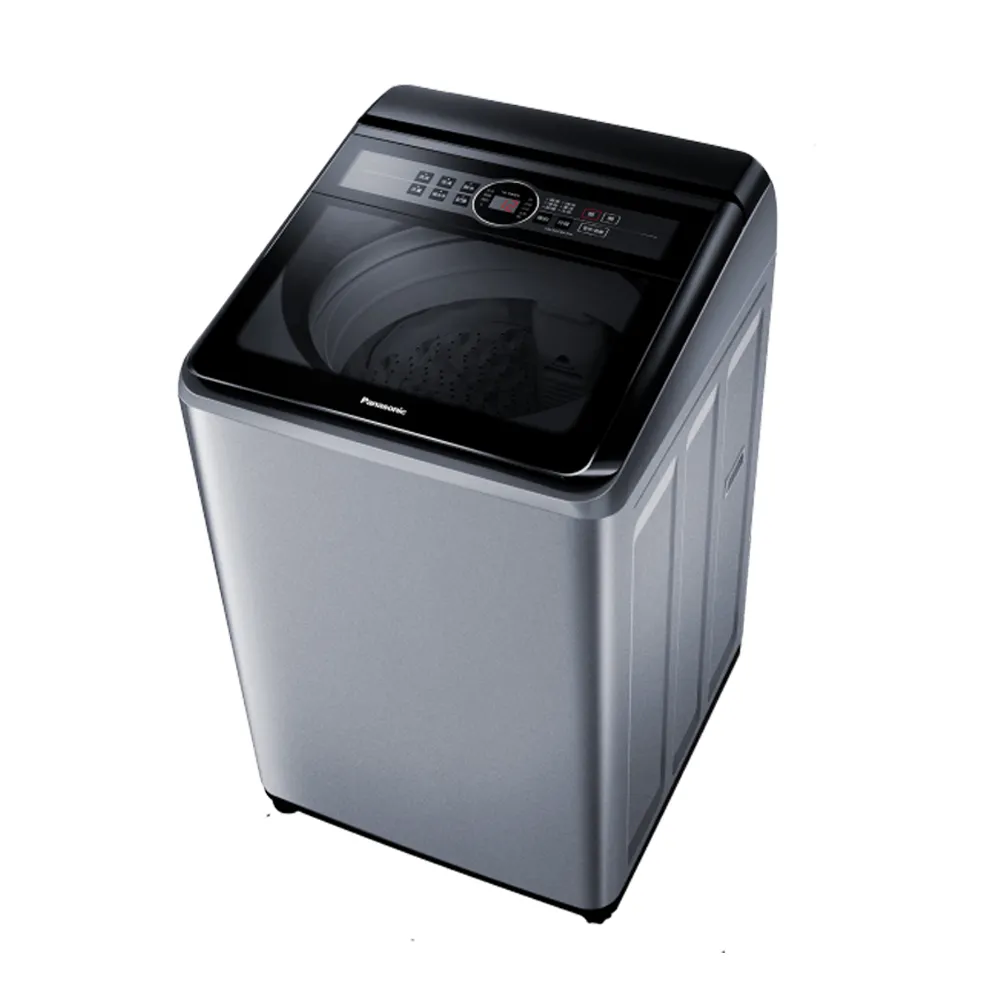 【Panasonic 國際牌】15公斤定頻洗脫直立式洗衣機—炫銀灰(NA-150MU-L)