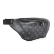 【Louis Vuitton 路易威登】M46035 經典Discovery PM系列Monogram Eclipse帆布胸/腰包(全新展示品-黑灰色)