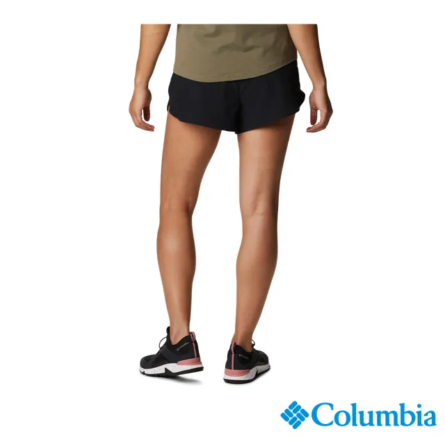 【Columbia 哥倫比亞 官方旗艦】女款-Columbia Hike™快排短褲-黑色(UAR96390BK/IS)