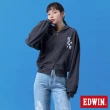 【EDWIN】女裝 BT21短版連帽外套(暗灰色)