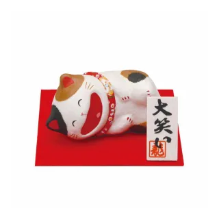 【RYUKODO龍虎堂】日本手工製和紙臥躺大笑開運擺飾