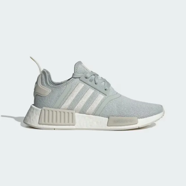 【adidas 愛迪達】NMD_R1 運動休閒鞋(IE0595 女鞋 運動鞋 NMD休閒鞋 灰綠色)